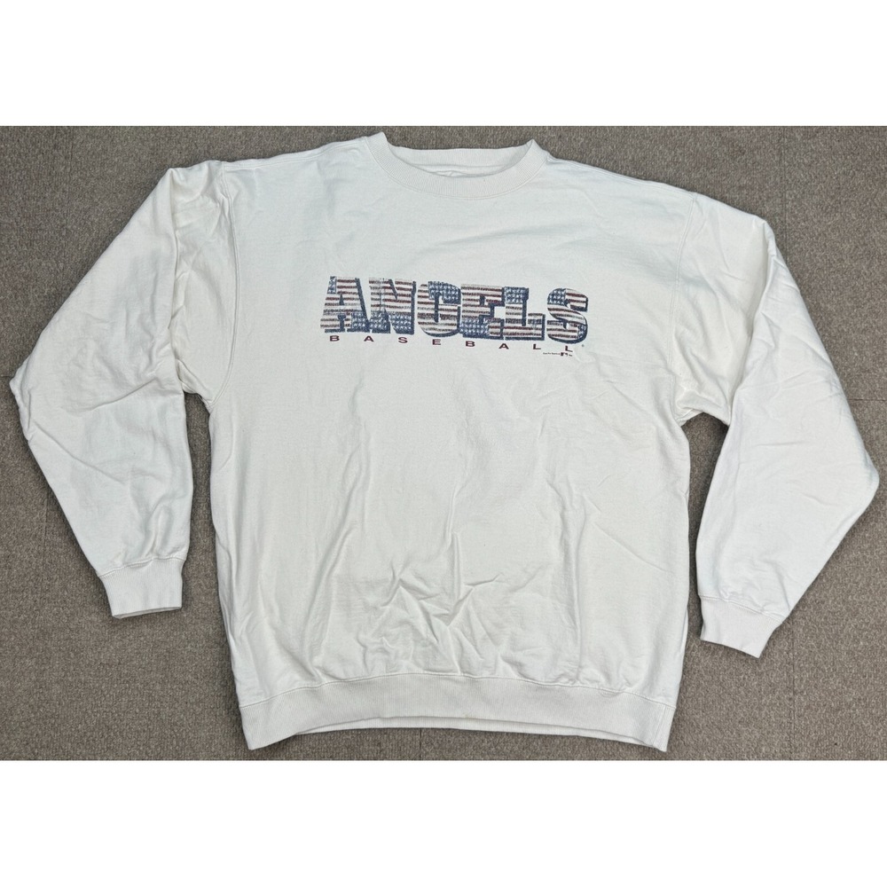 Gear For Sports MLB Vintage Men's Angels Baseball Sweatshirt‎ Size Large